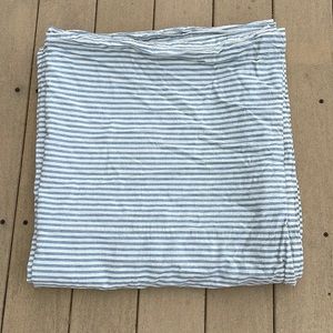 Pottery Barn Linen Stripe Duvet Cover